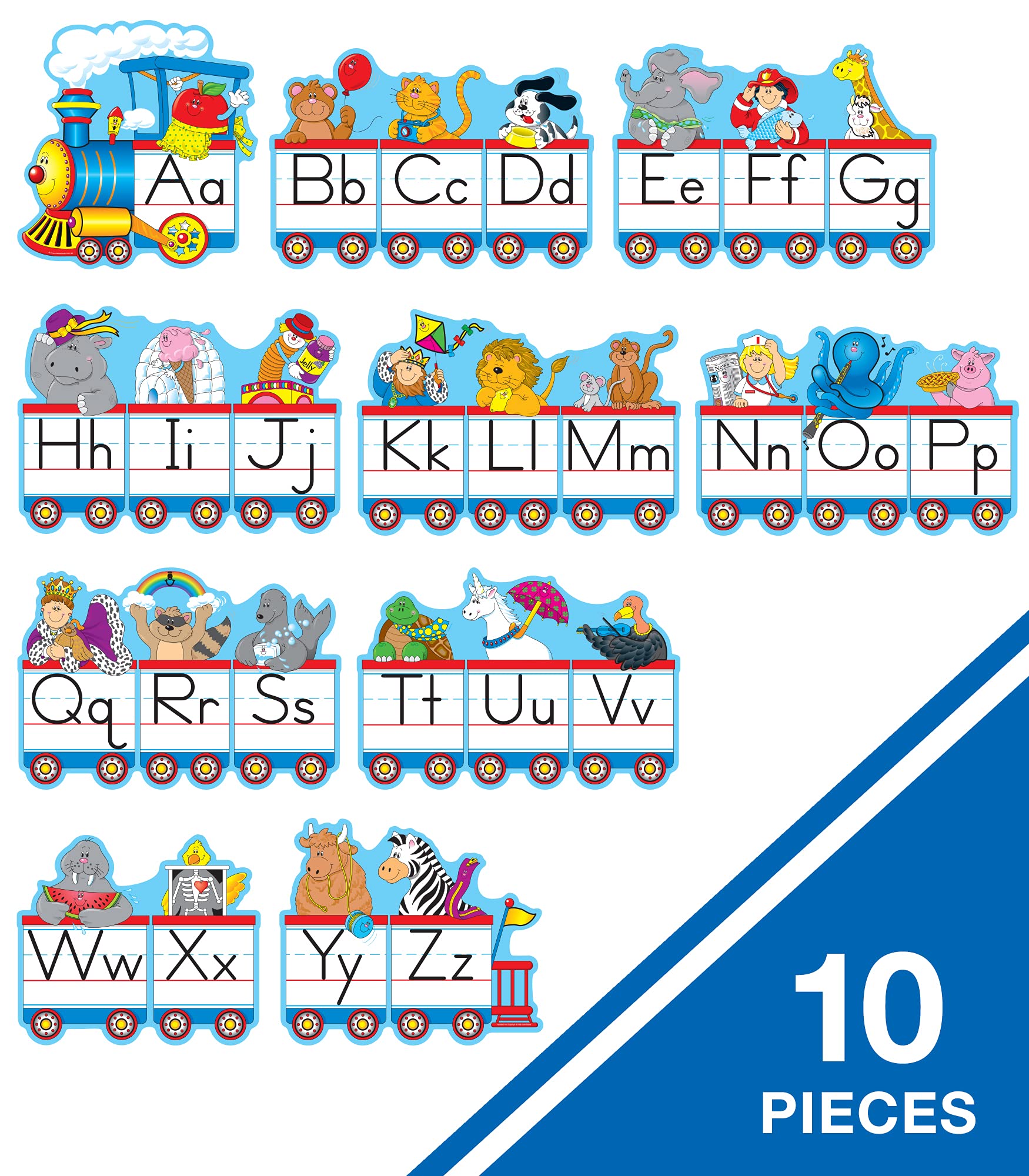 Teacher Created Resources Alphabet Train Bulletin Board, 43 OFF