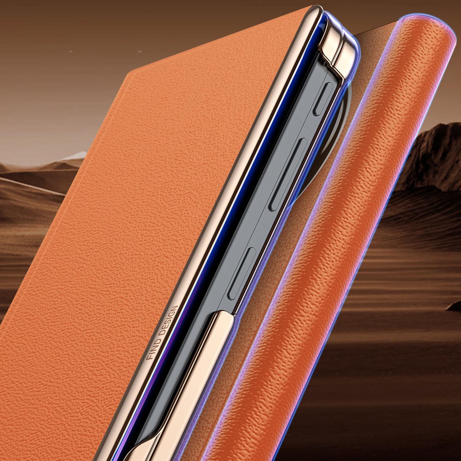 Pokrowiec ochronny do Oppo Find N6, pasek na palec z prawdziwej skóry, etui na telefon komórkowy, klapka, zapięcie magnetyczne, stylowe, ochronne, czarne, N6