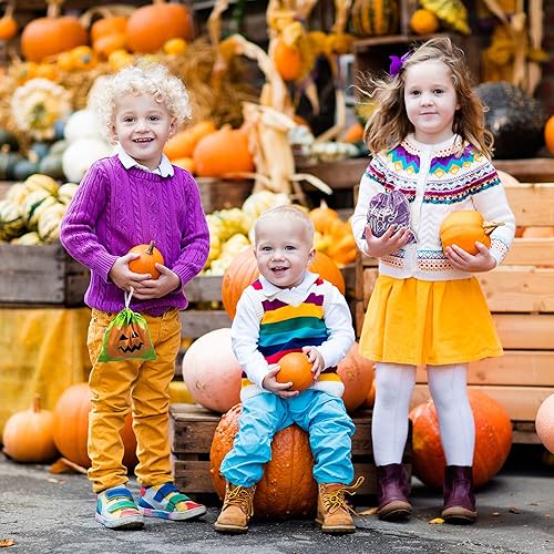 Miniatura 6 de iFUNow Paquete de 72 bolsas de Halloween a granel para bolsas de golosinas de Halloween, bolsas de dulces de Halloween, bolsas de golosinas de
