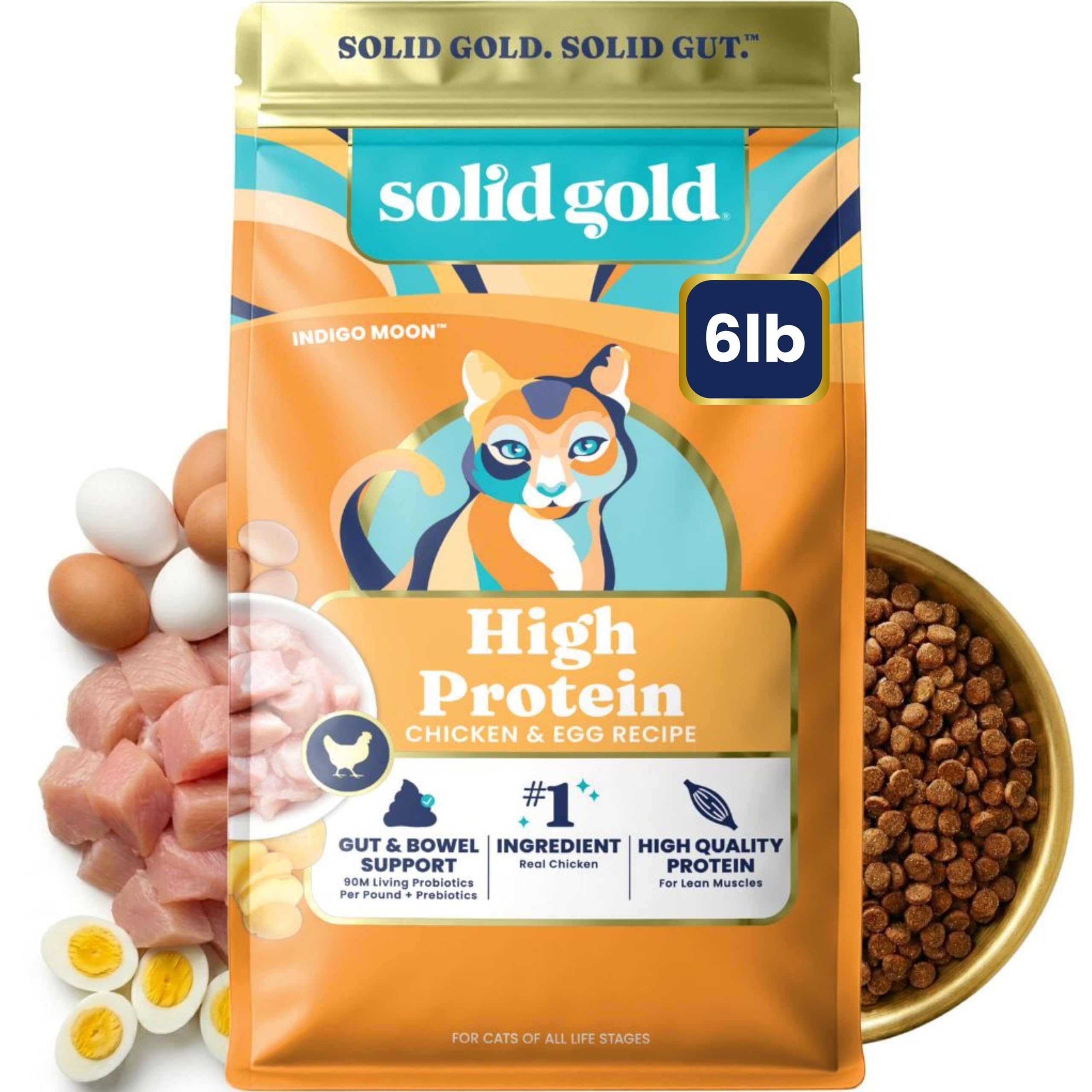 Solid Gold High Protein Chicken Dry Cat Food