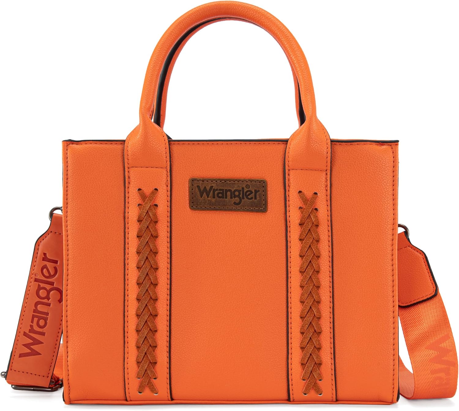 Wrangler Medium Tote Bag for Women Designer Satchel Handbags Top-handle Purses with Strap