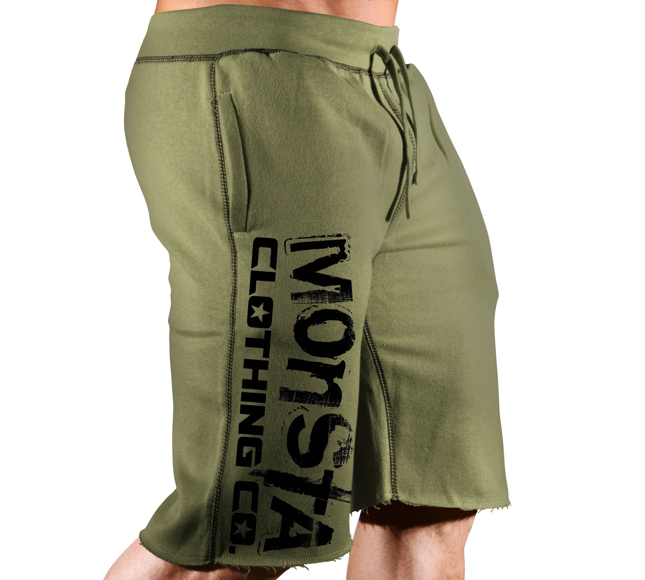 Monsta Clothing Co.Men's Bodybuilding Workout (Signature Monsta) Sweat Shorts