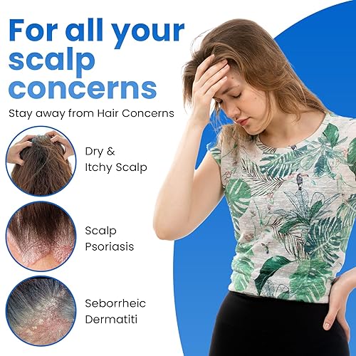 Miniatura 4 de Dermasolve Champú de psoriasis, dermatitis seborreica y caspa más acondicionador. Cura naturalmente la picazón en la piel inflamada y proporciona un