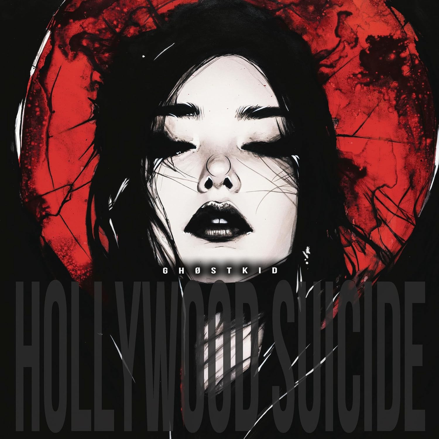 HOLLYWOOD SUICIDE (TRANSLUCENT HIGHLIGHTER YELLOW VINYL) por Ghøstkid — capa do álbum