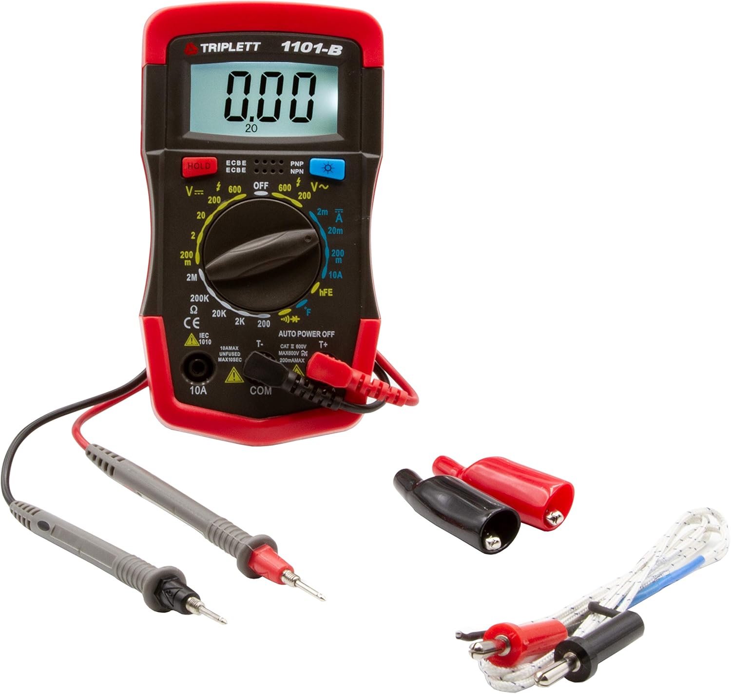 Best Cyber Monday 🔥 Triplett MM200 Compact 4000 Count Multimeter with Certificate of Calibration to NIST - AC/DC Voltage, Resistance, Temperature, Continuity Get Discount 70% Price Triplett MM200 Compact 4000 Count Multimeter with Certificate of Calibration to NIST - AC/DC Voltage, Resistance, Temperature, Continuity