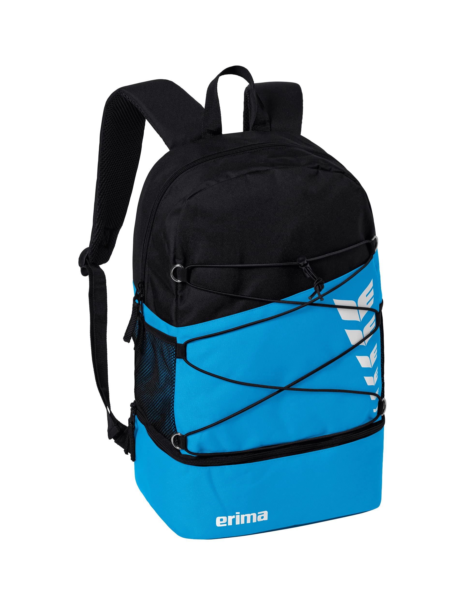 Erima Unisex's Wings SIX Backpack, Curacao/Black, 30x18x45