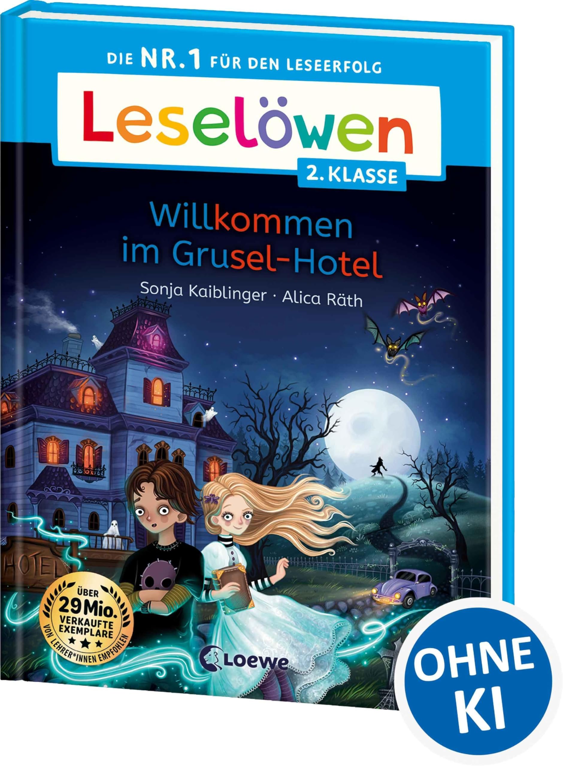 Leselöwen 2. Klasse - Willkommen im Grusel-Hotel: Die Nr. 1 für den Leseerfolg - Mit Leselernschrift ABeZeh - Erstlesebuch für Kinder ab 7 Jahren