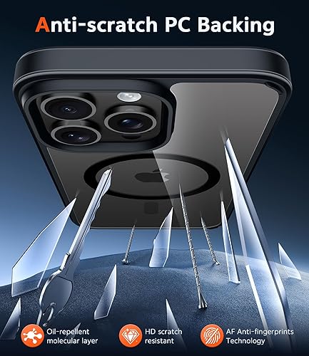 Miniatura 248 de Fntcase Funda para iPhone 15 Plus y 14 Plus de 6.7 pulgadas, magnética, a prueba de golpes de grado militar, antiamarilleo, delgada, protectora