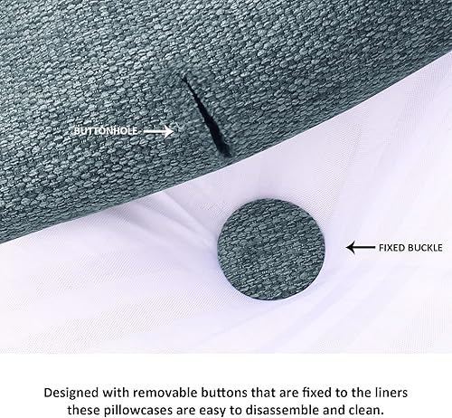 Miniatura 6 de YXCSELL Almohada de cuña para cabecero, tamaño King, almohada de lectura triangular grande para sentarse en la cama, almohada de sofá cama, respaldo