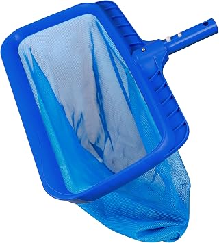 EcoNour Pool Skimmer Net Professional Heavy Duty Deep Ultra Fine Mesh Pool Leaf Rake for Cleaning Leaves and Debris, Strong Frame Fits Standard Poles No Pole