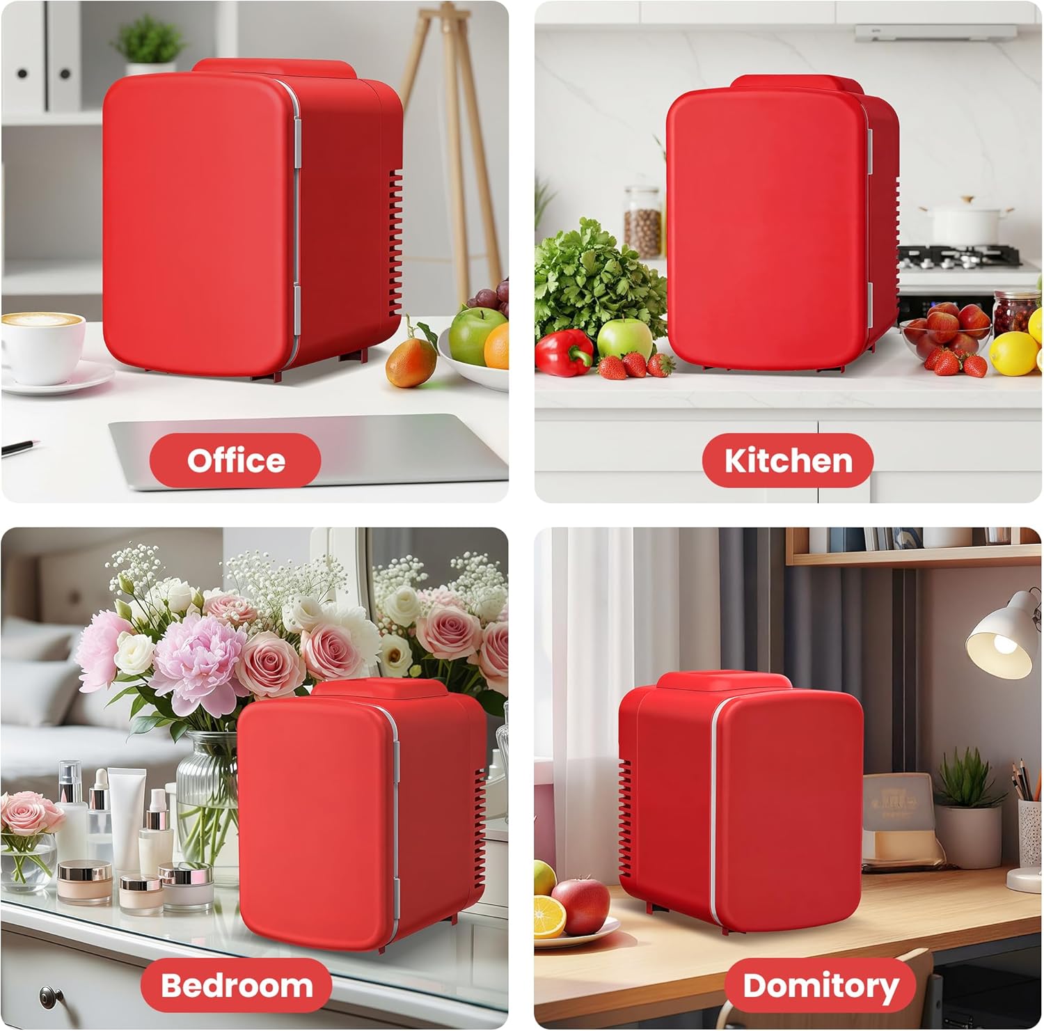 Versatile HealSmart Mini Fridge for Every Space
