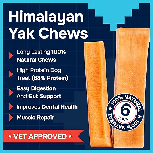 Miniatura 2 de Masticables de queso de yak 100% natural del Himalaya para todas las razas  Masticables de yak sin lactosa para perros pequeños, medianos y grandes