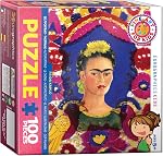 Puzzle de 100 pièces Eurographics - Carte illustrée du monde
