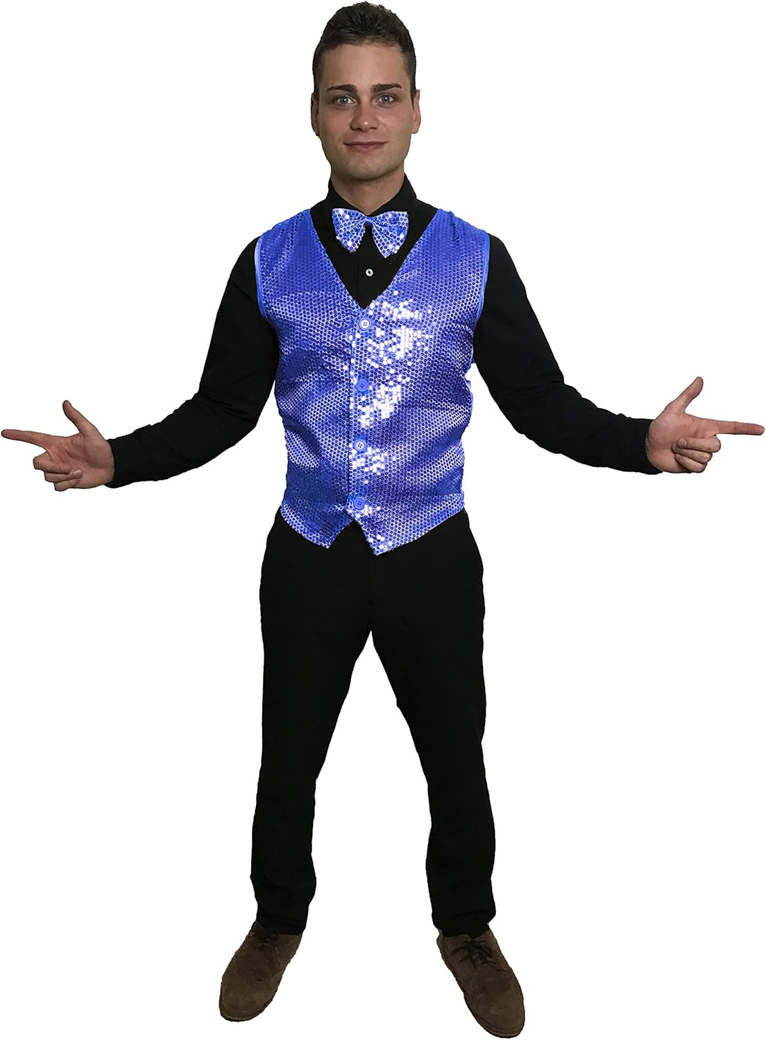 sequin waist coat