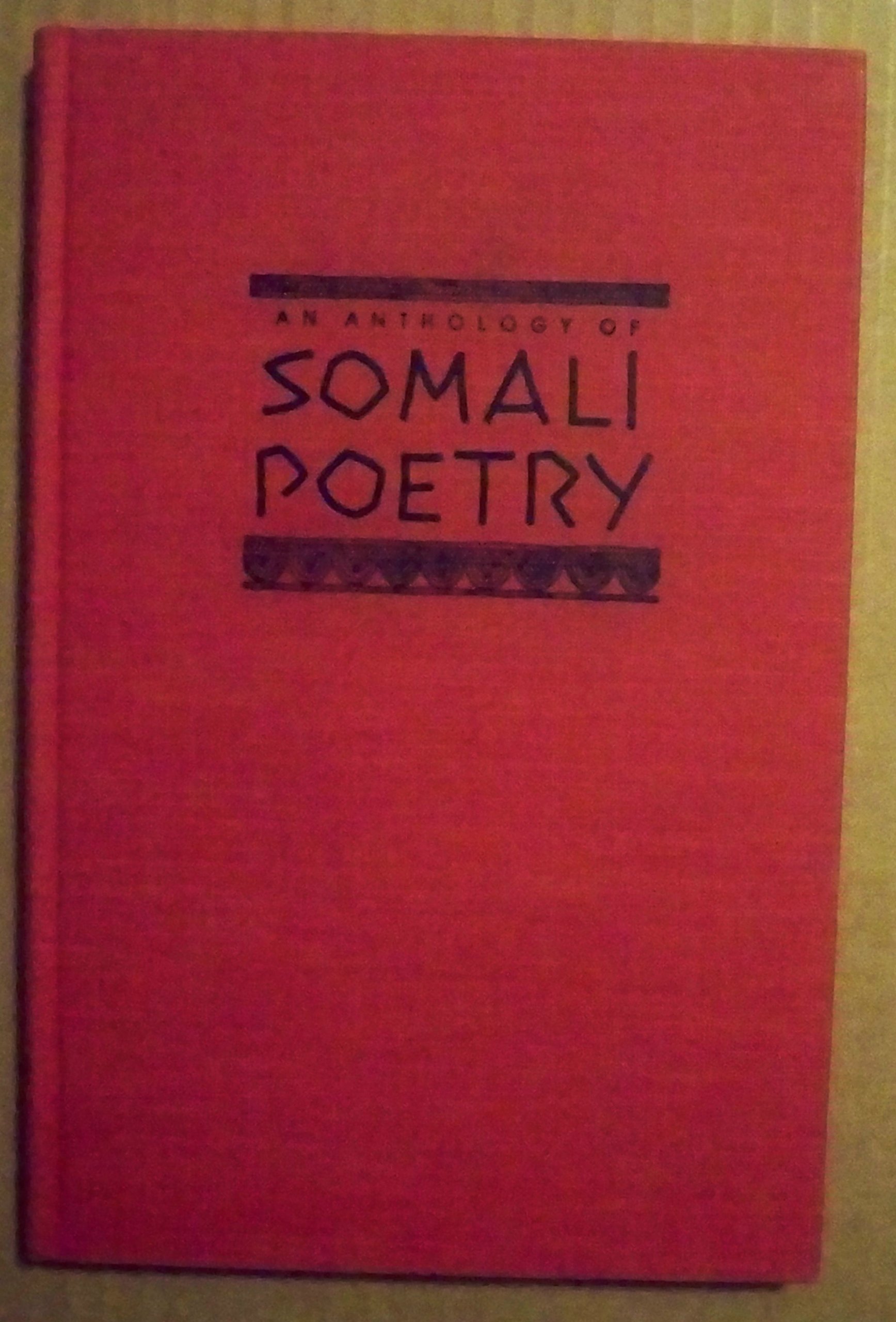 Anthology of Somali Poetry