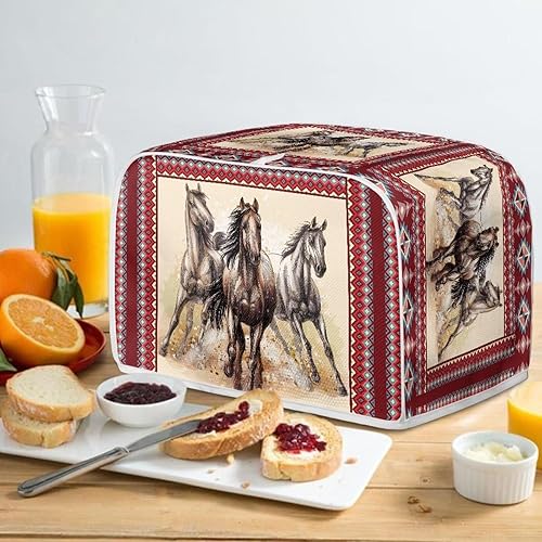 Miniatura 236 de Starry Night Toaster Covers 2 Slice Protectores de huellas dactilares a prueba de polvo y protección contra grasa para electrodomésticos Noche