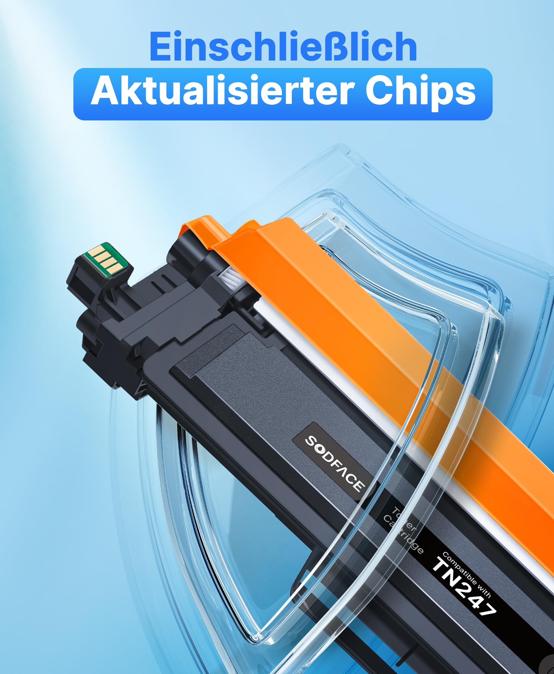 TN-243CMYK TN247 - Toner compatibile con Brother TN 247 TN243 per Brother MFC L3750CDW DCP-L3550CDW MFC-L3770CDW HL-L3210CW HL-L3230CDW MFC-L3730CW (nero, ciano, giallo, magenta, confezione da
