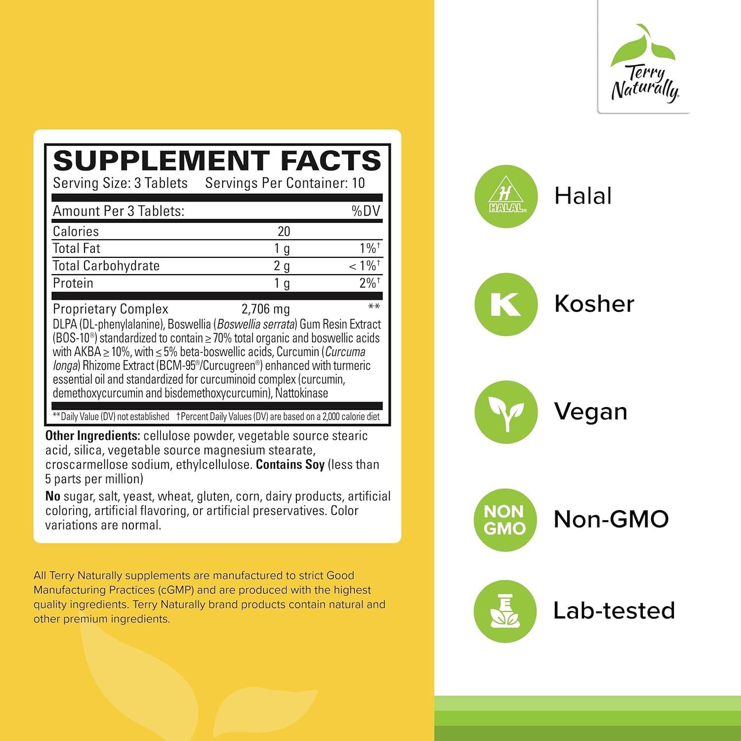 Terry Naturally Curamin Extra Strength - Curcumin & Boswellia Supplement for Healthy Circulation Support - Turmeric Supplement to Support Joints, Muscle Health & Endorphin Production - 30 Tablets - Image 2