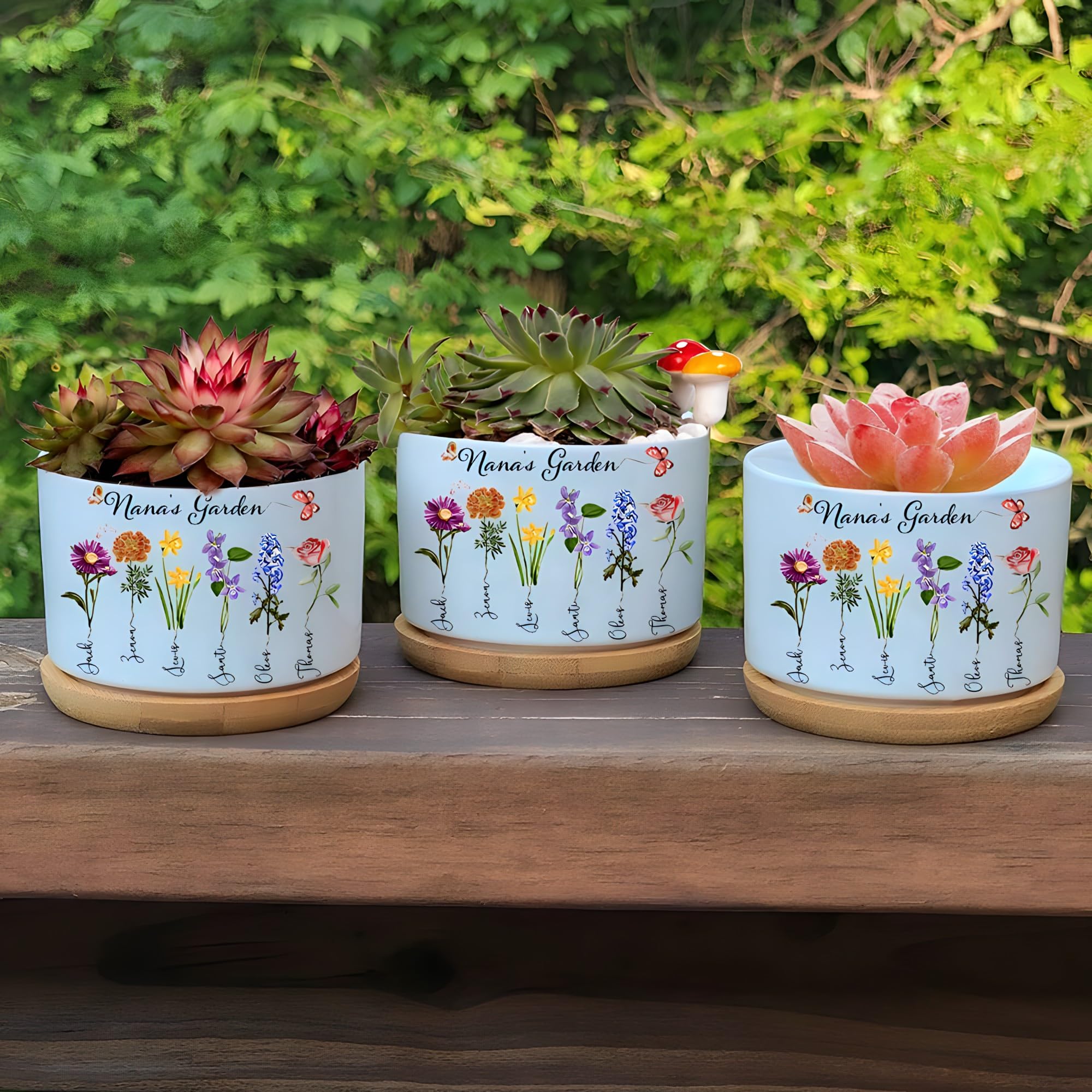 Personalized Garden Planters