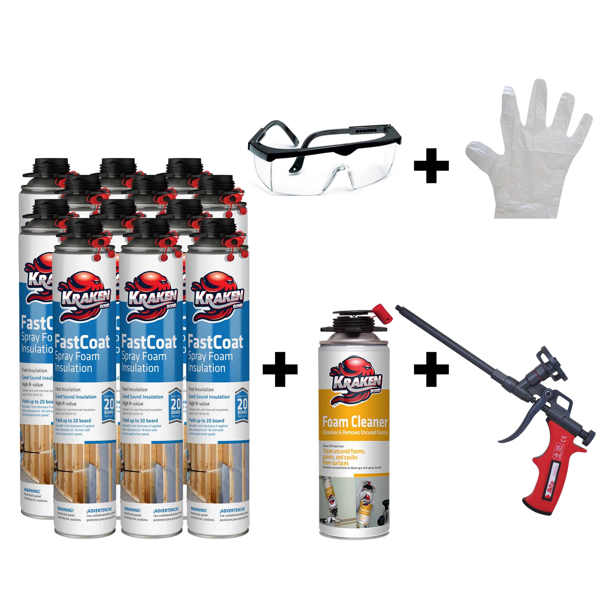 Buy Kraken Bond Fastcoat Spray Foam Insulation Kit Insulation Foam