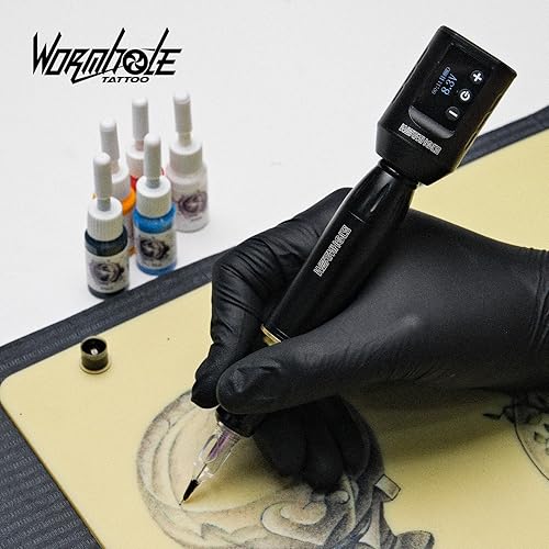Miniatura 21 de Kit de pistola de tatuaje, kit de máquina de tatuaje de cartucho, kit de tatuaje para principiantes, kit de máquina de tatuaje rotativo, suministros