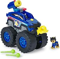 PAW Patrol Chase Deluxe Monster Truck - Motorizált Csörlővel, Fény és Hangeffektekkel, Lövedékkilövővel - Játék Gyerekeknek 3-9 Éves Korig 1