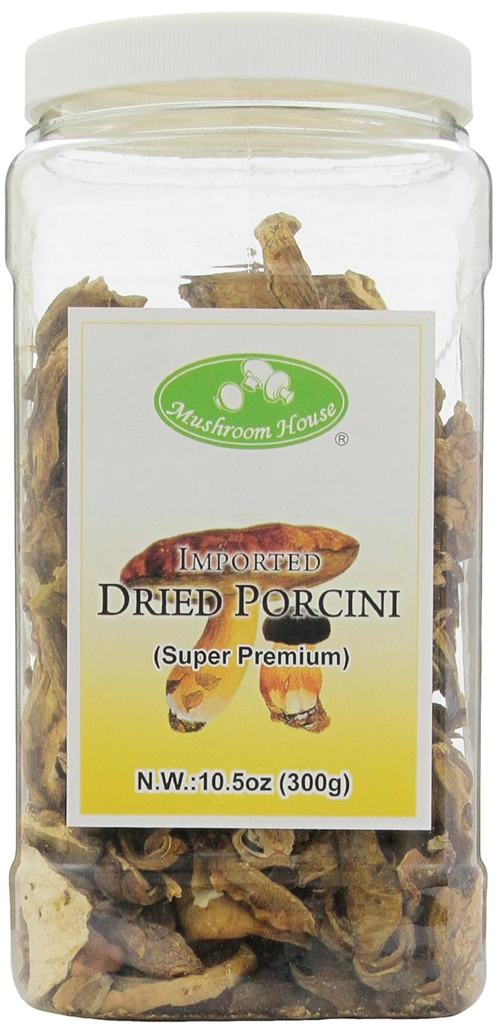 Mushroom House Dried Porcini, Super Premium, 10.5 Ounce