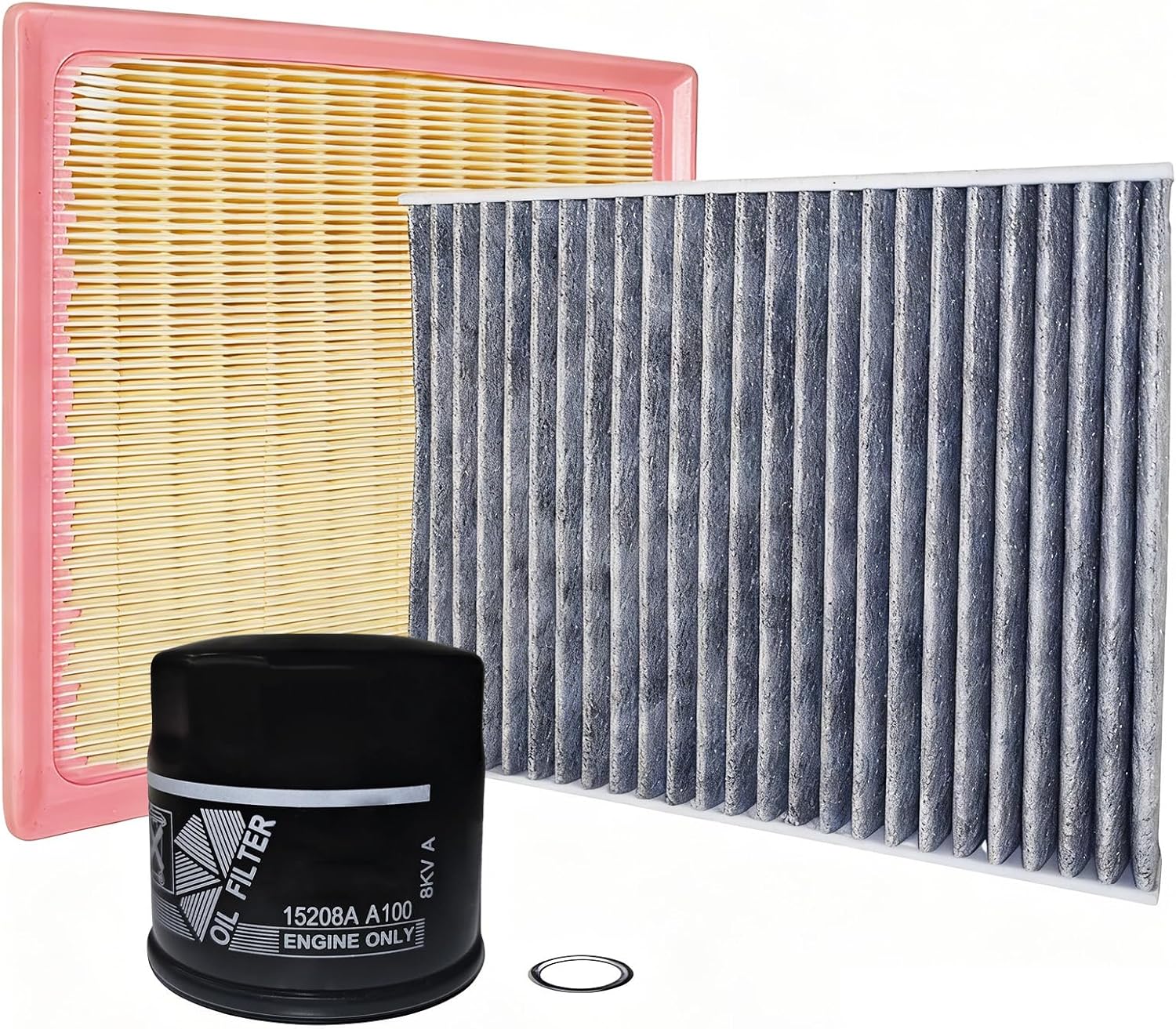 Cabin and Engine Air Oil Filter kit Compatible with Subaru Outback，Legacy，Impreza，Crosstrek，Ascent 2017-2025 Replace 72880-FL500, 16546-AA16A