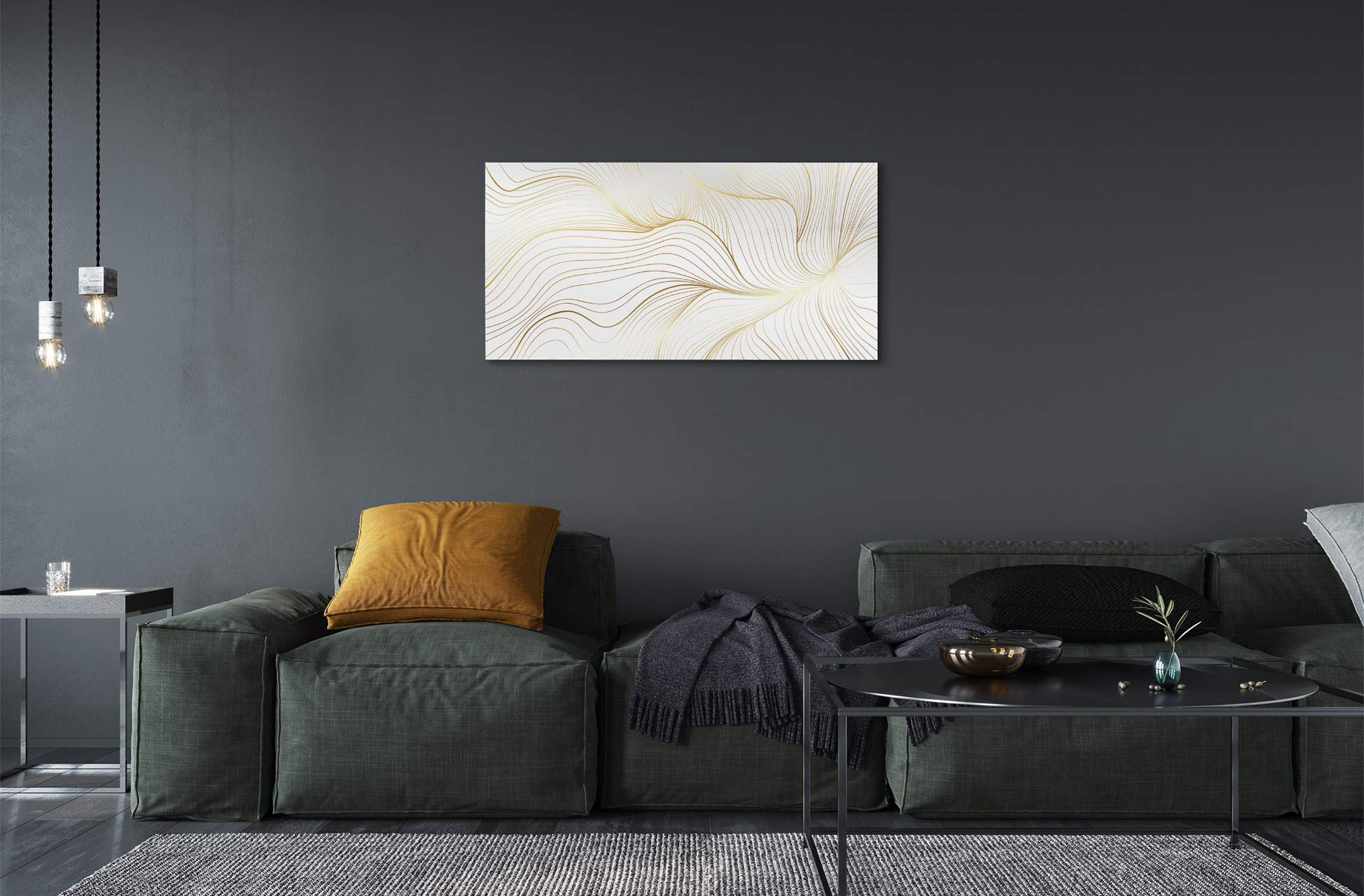 Tulup Impresión acríl Acrílico 100x50cm Impresa Decoración Imagen Cuadro sobre acríl Pinturas – abstracción de Piedra de mármol