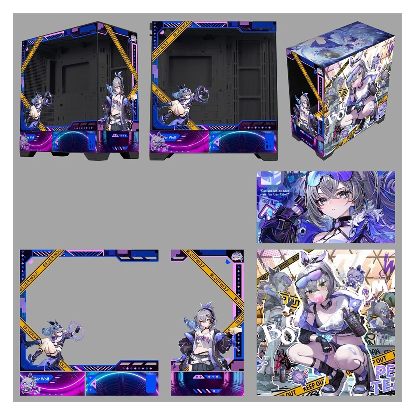 Computer Cases,Mid-Tower PC Gaming Case M-ATX/ATX/ITX - Front I/O USB 3.0 /Type-C Port - 270 ° Panoramic View Tempered Glass Panel - Can Be Customized Privately