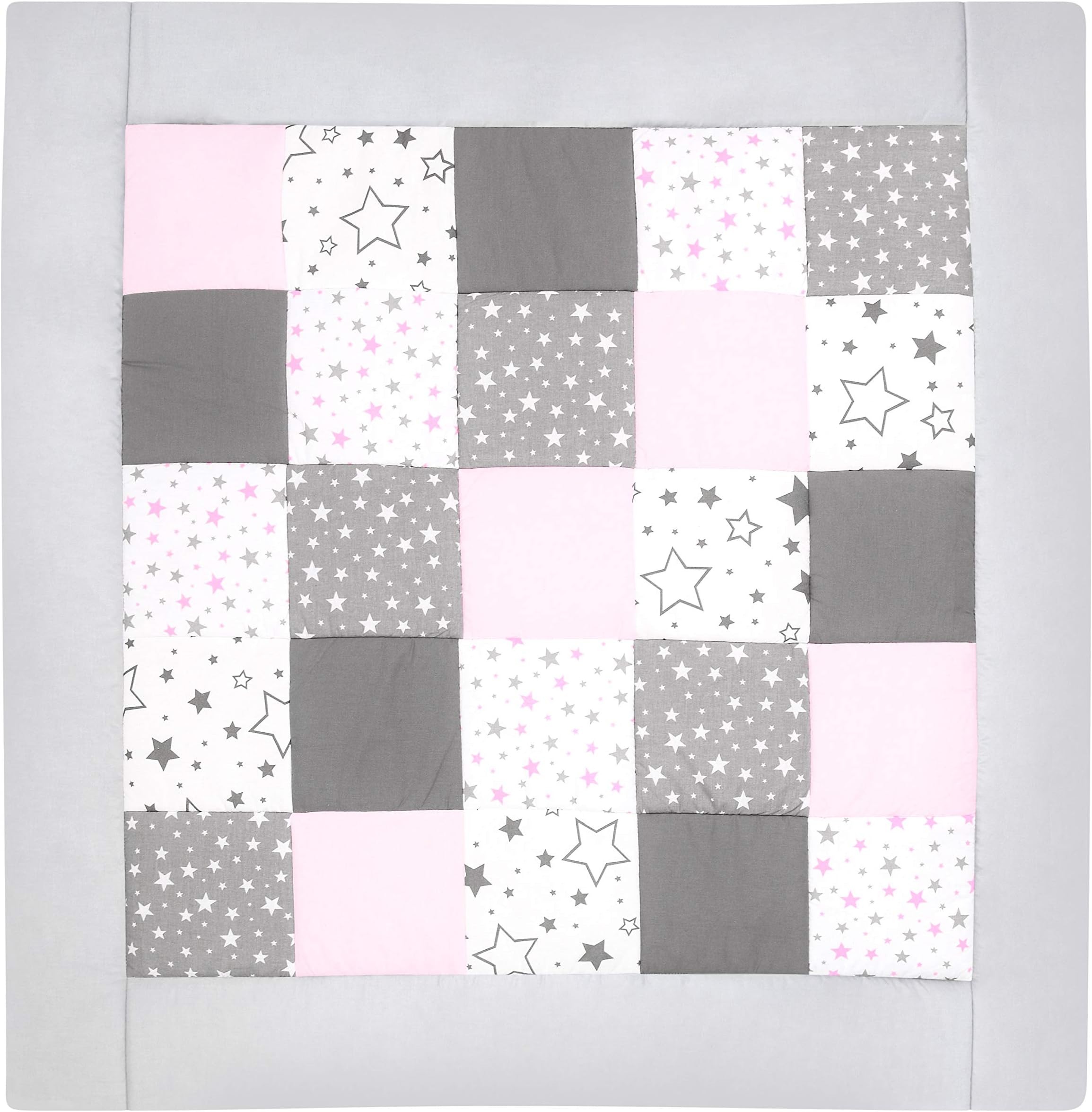 Amilian baby play mat, patchwork blanket, play blanket, M059