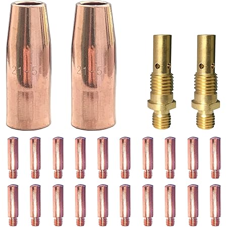 Weldingcity 2 Pk Gas Nozzle 21 50 1 2 For Lincoln Magnum 100l And Tweco Mini 1 Mig Welding Guns Mig Welding Equipment Amazon Com