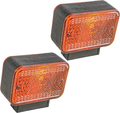 Miniatura 3 de Caltric Luz trasera lateral izquierda y rígida compatible con John Deere 2305/2320 / 2520/2720 / 3120/3203 / 3320/3520 / 3720/4105 / 4200/4300 /