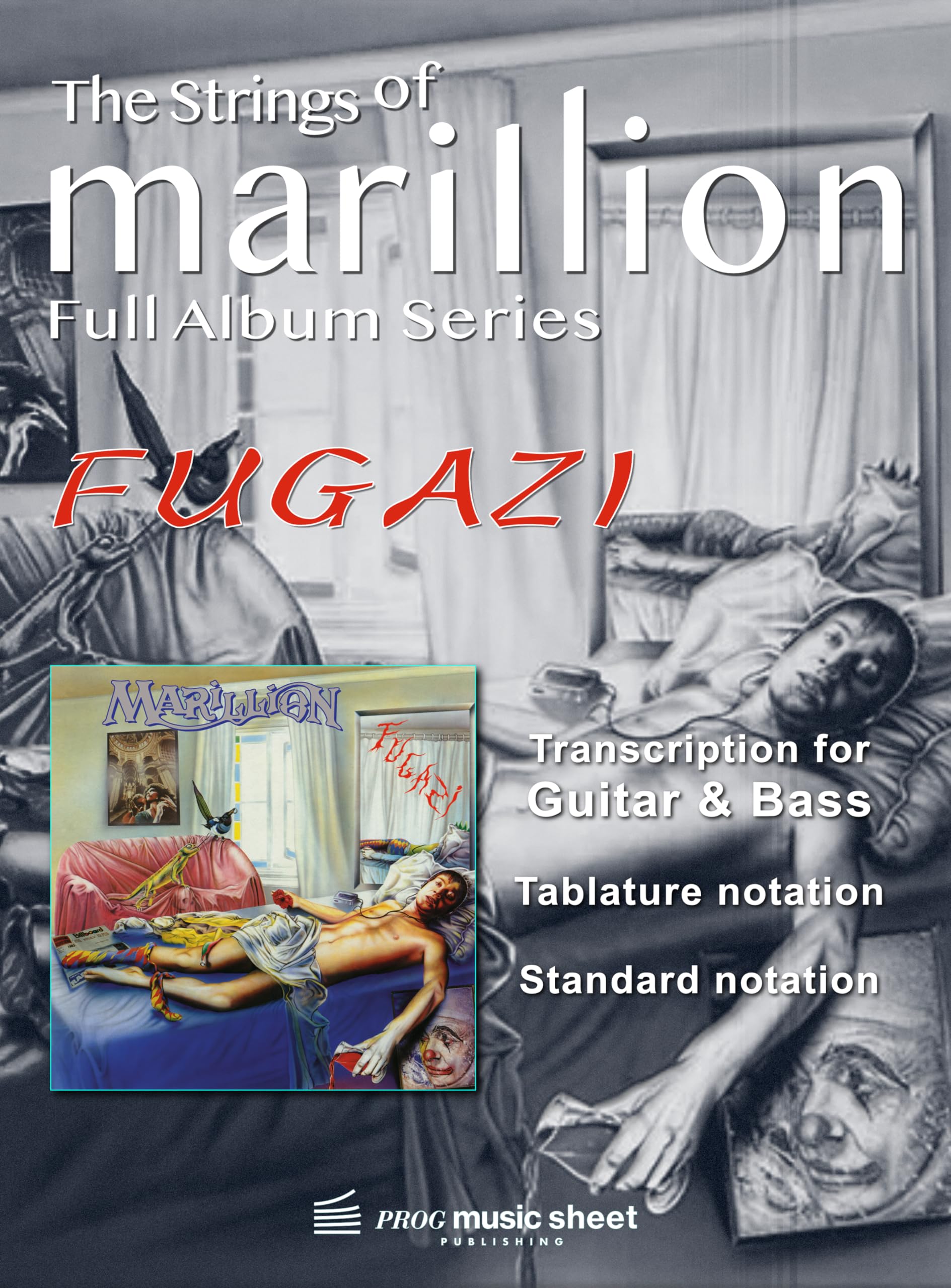 Tablature Marillion Fugazi partition guitare basse songbook rock progressif