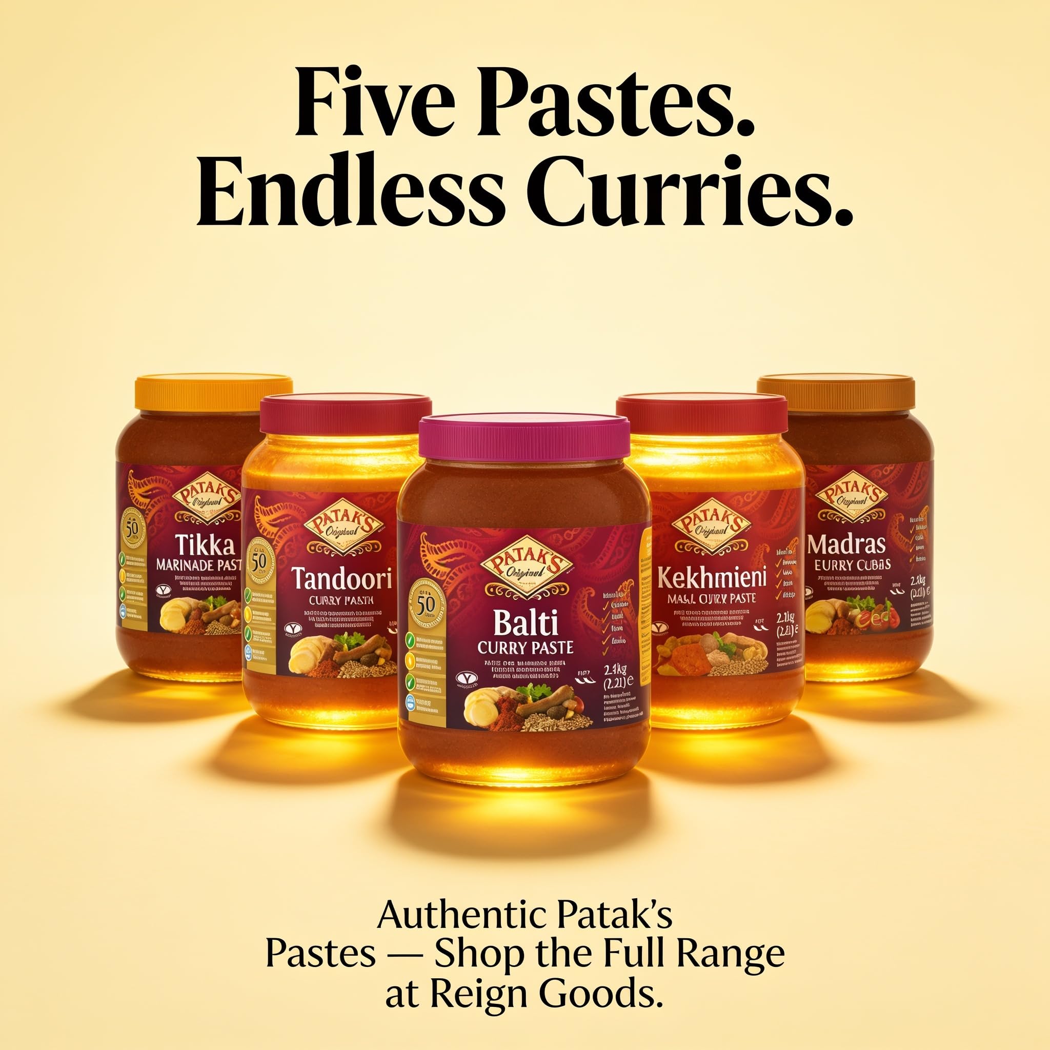 Patak's Original Balti Curry Paste, 2,2 l, 2,3 kg