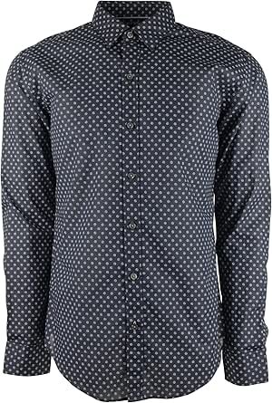 Jan Vanderstorm Polo De Manga Larga Para Hombre Ellis, Azul