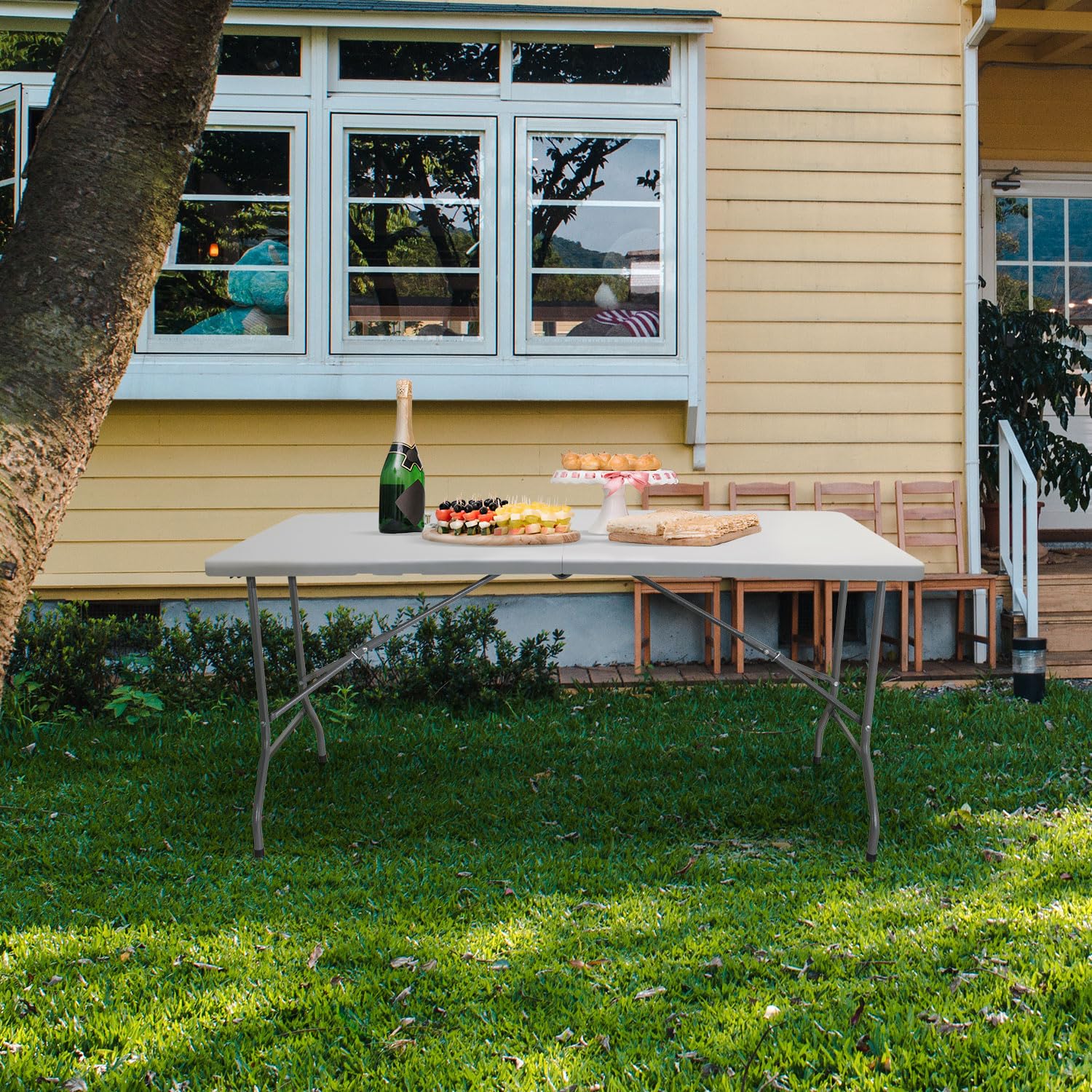 Klaptafel wit - Tuincentrum het Oosten