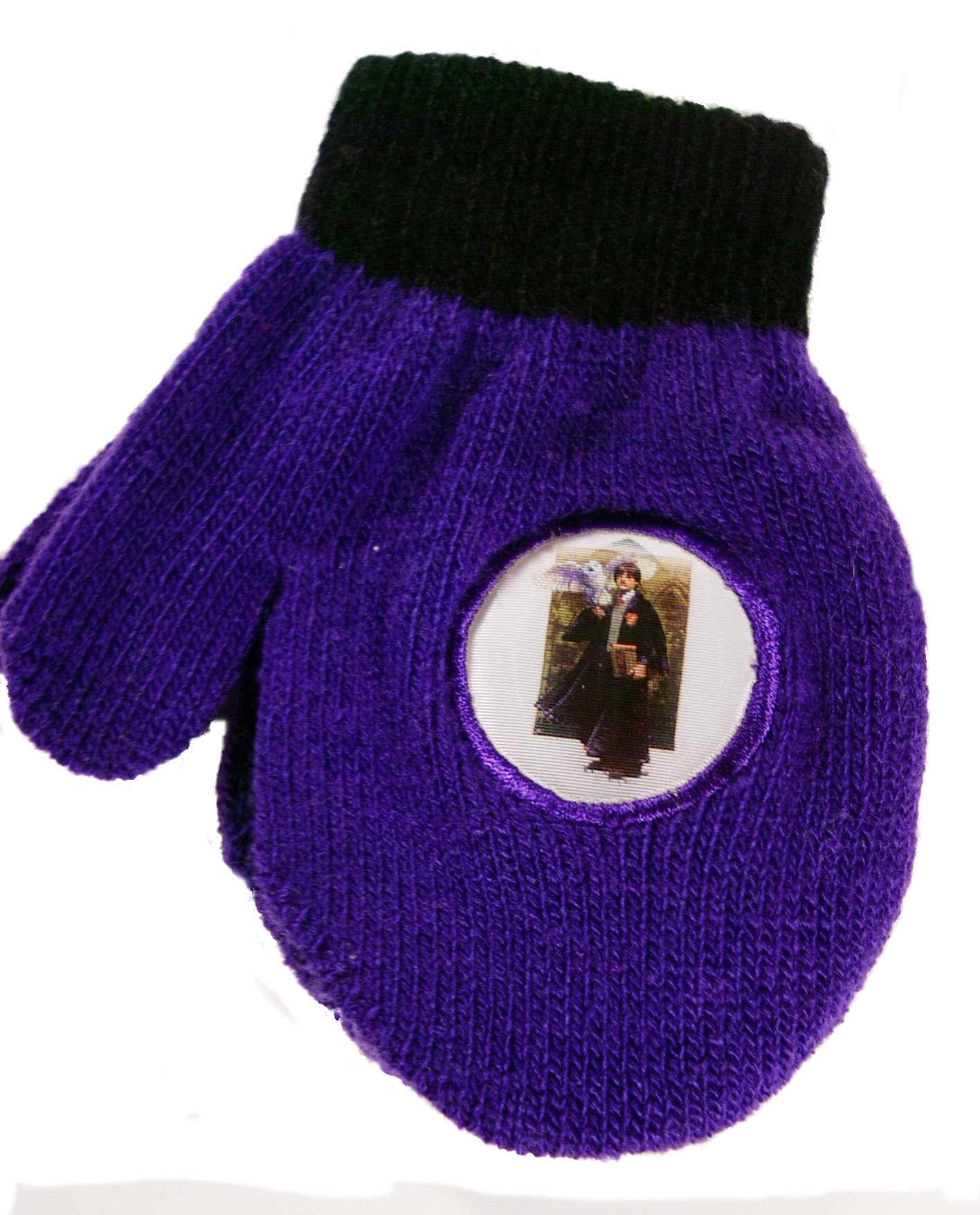 Harry Potter Purple Black Mittens with 3-D Changing Image for Children