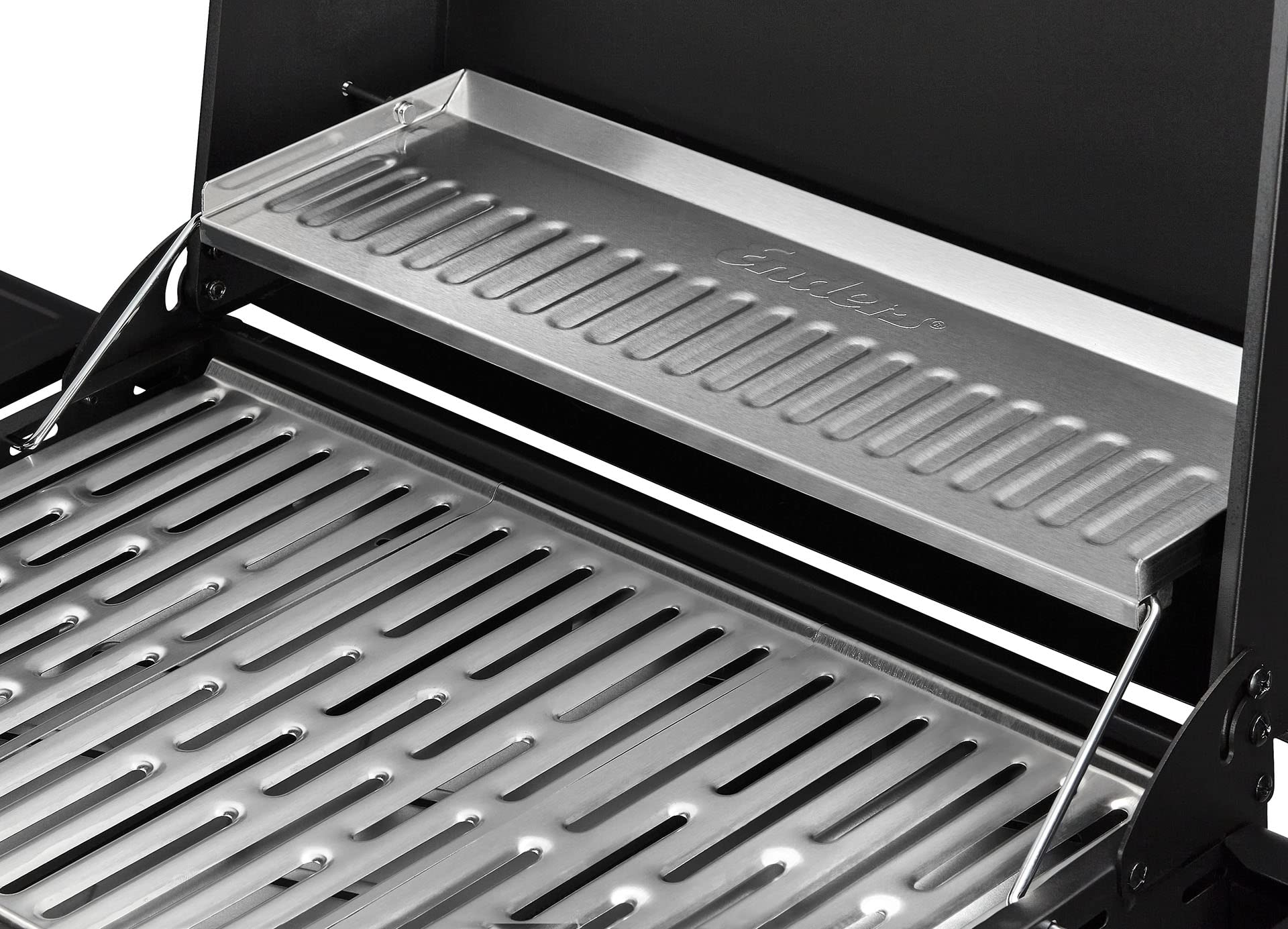 Enders Gasgrill SAN DIEGO NEXT 3, 3 Brenner aus Edelstahl, mit Grillthermometer, kleiner, Camping, Edelstahlrost, Balkon Gas Grill,stabile Seitenablagen#80166