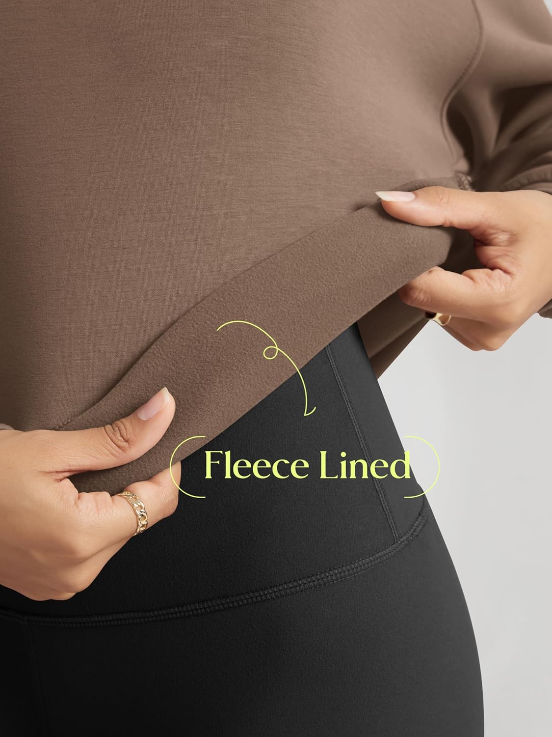 ODODOS Modal Soft Fleece Lined Hoodie for Women Long Sleeve Relaxed-Fit Pullover Casual Basic Sweatshirt - Image 5