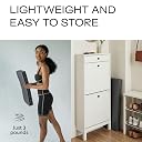 Stakt – Foldable Multi-Purpose Fitness & Yoga Mat with Patented Design, Workout Mat with Non-Slip Surface, Portable & Lightweight, For Studio or Home Use, As Seen on Shark Tank (Iron) gallery image