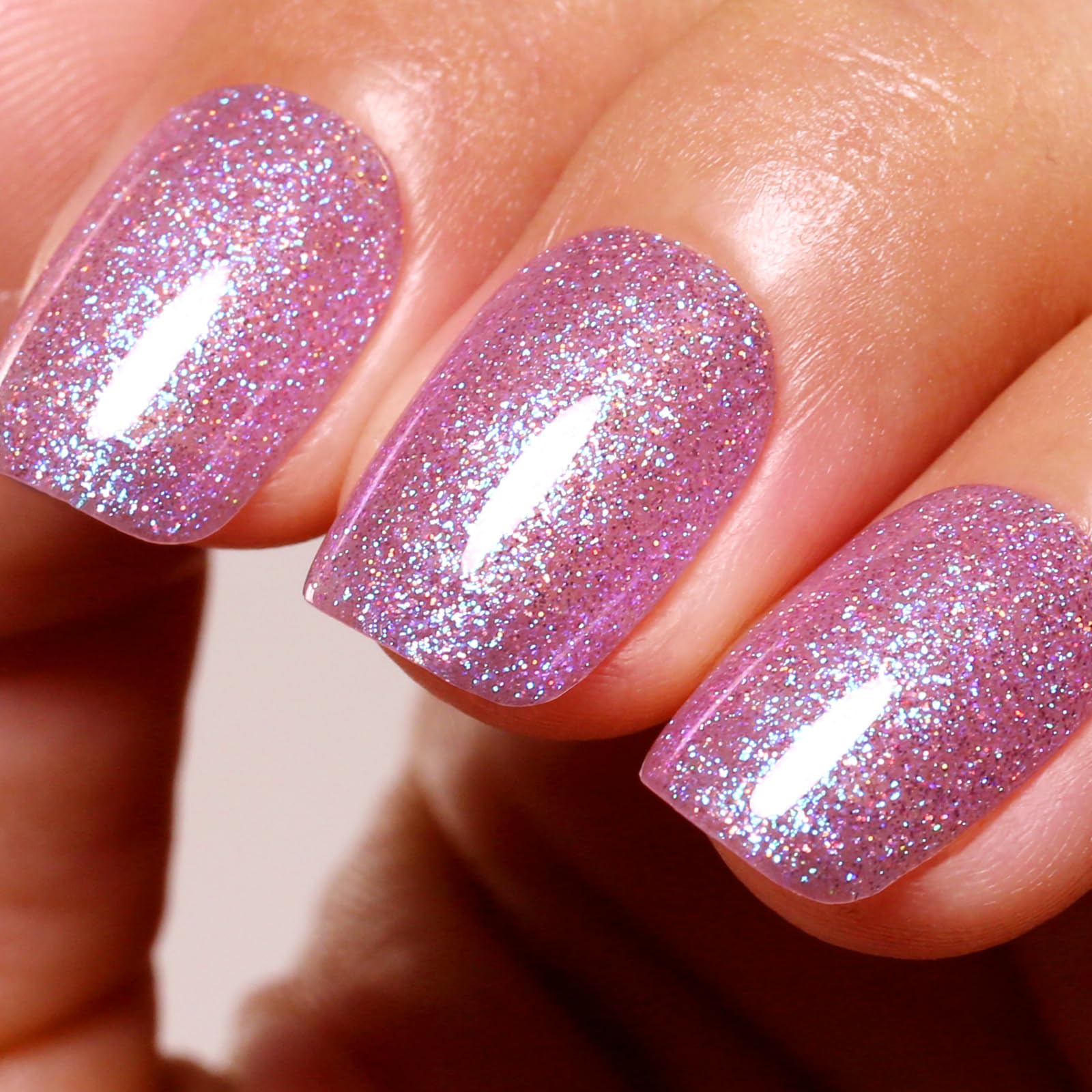 Ozzeal Iridescent Nude Mauve Pink Gel Nail Polish, 15ML Sparkle Shimmer Glitter, Soak Off LED UV Gel Nail Polish for Art DIY Manicure — view 62