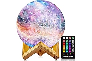Galaxy Moon Lamp: Illuminate Your Nights with Cosmic Charm