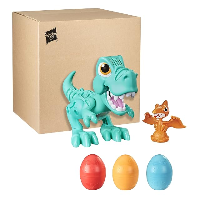 Foto 2 de 6 de Play-Doh Juguete Rex el Dino glotón niños a Partir de 3 años con Sonidos de Dinosaurio y 3 Huevos