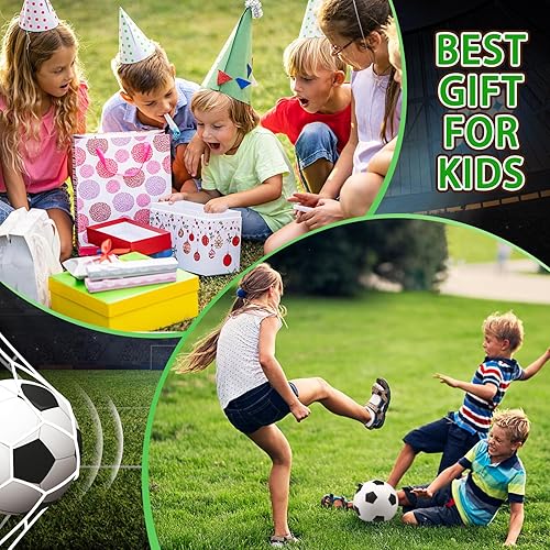 Miniatura 7 de Juego de 5 pelotas de fútbol de 6 pulgadas con bomba