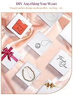 Vista 97 de MESHA Brown Jewelry Gift Boxes with Lids 10 PC, 6x5x1 Cotton Filled Jewelry Boxes, Necklace Gift Box, Bracelet Gift Box, Earring Box, Bulk Jewelry