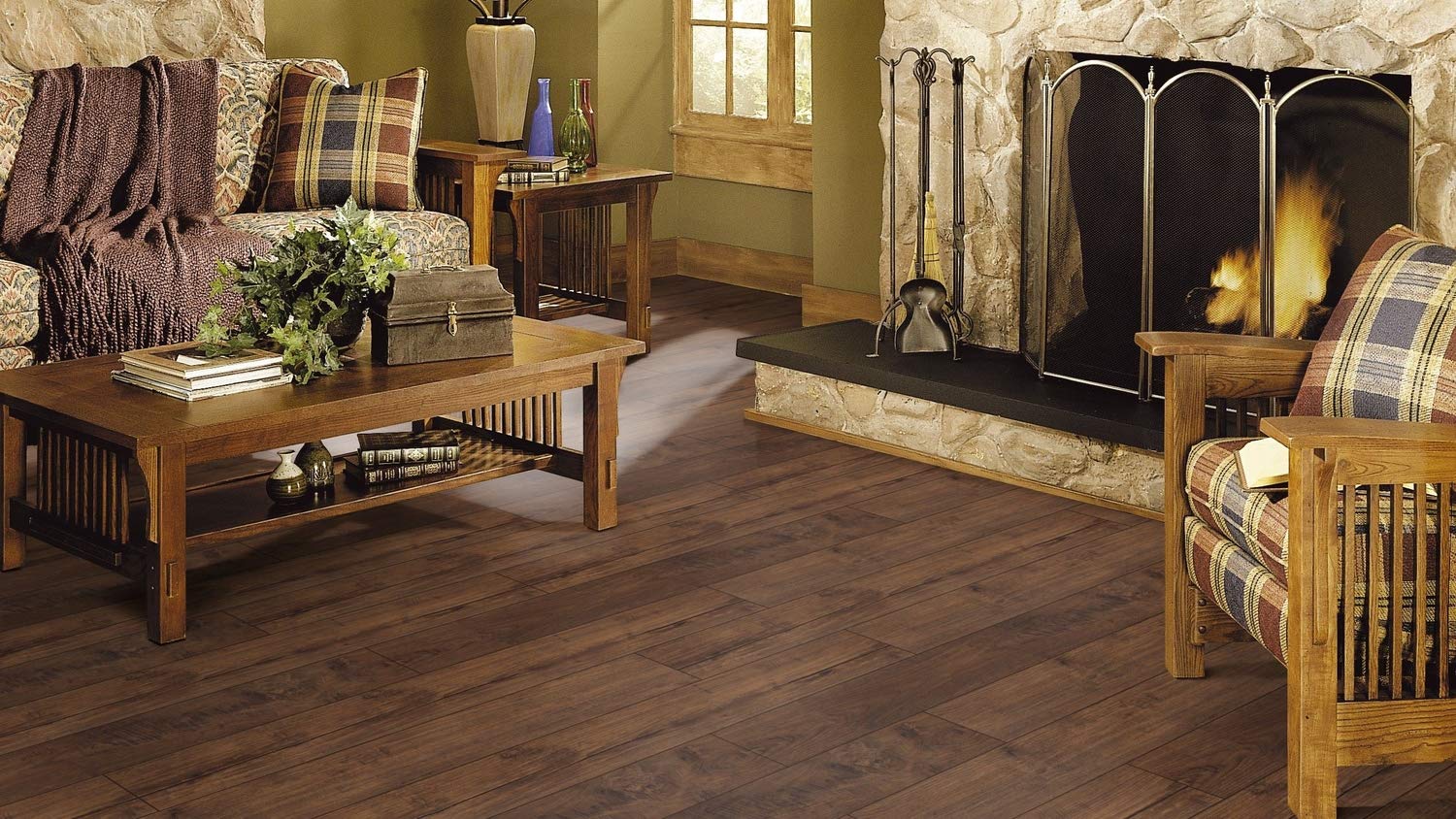 KRONOTEX Laminatboden Nostalgie Teak Landhausdielen-Optik, 193 x 1380 x 8 mm, 2,128 m², braun, Exquisit Serie