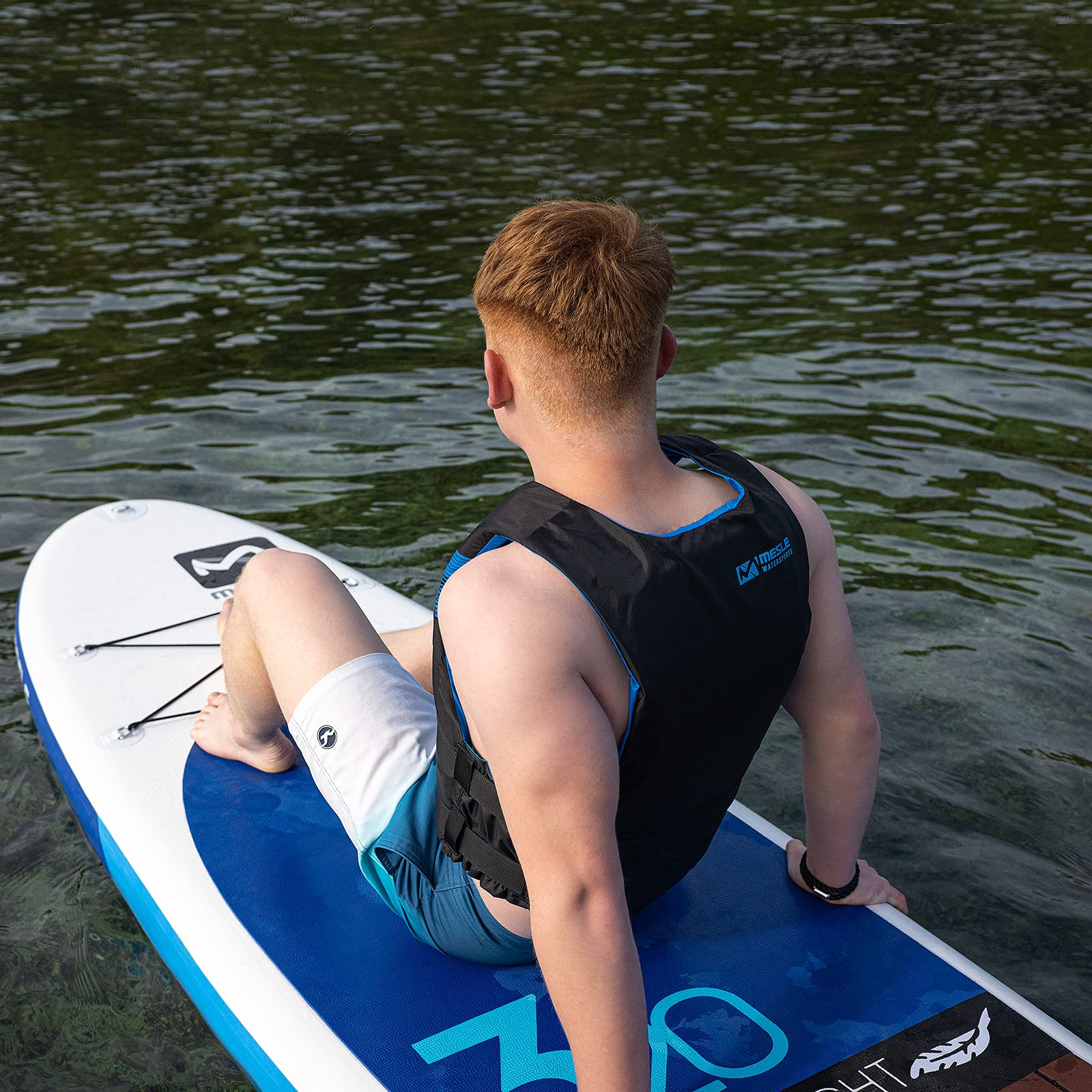 MESLE Schwimmweste Erwachsene V210, Leichte Schwimmhilfe für Herren & Damen, 50N Auftriebsweste Sup, Schwimmen, Kajak, Prallschutzweste Wakeboard, Wasserski, Jetski