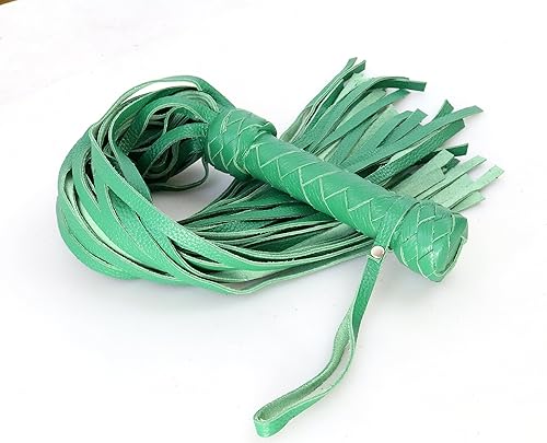 Miniatura 23 de Látigo de caballo suave hecho a mano, herramientas de cuero genuino de 19.7 y 27.6 pulgadas, esencial para entrenamiento y equitación ecuestre