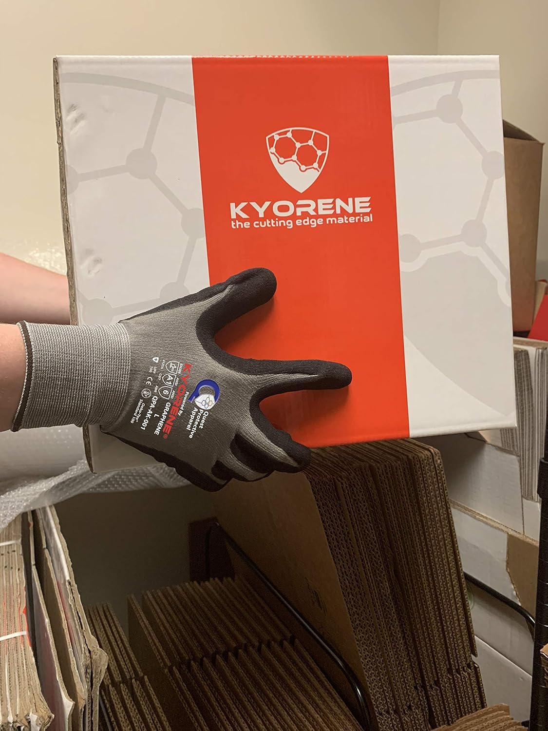 Quest Cut Resistant Work Gloves – Flexible Working Gloves with Graphene Material: Tools & Home Improvement